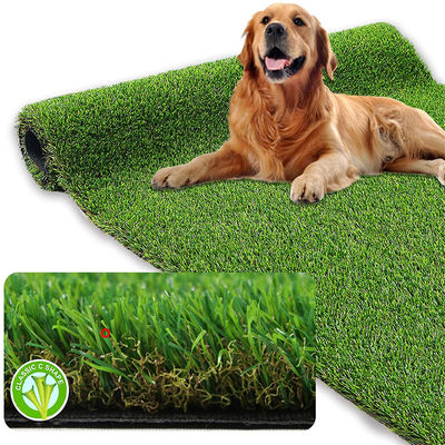 PE PP Futbol Çimleri için yapay çim 3m Geniş 4G 25x25 4mx25m 6x4 15mm Dtex