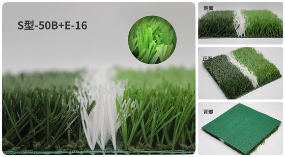 Kalıcı İnşaat Yeşil PE 12000 DTEX Futbol sahası için sentetik çim çimleri