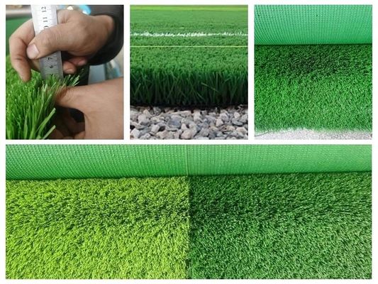 Kalıcı İnşaat Yeşil PE 12000 DTEX Futbol sahası için sentetik çim çimleri