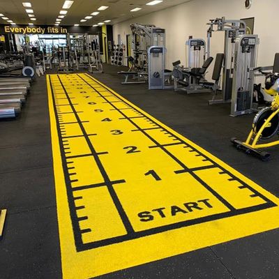 PE Spor Eğitimi Doldurma Sentetik Yeşil Yapay Halı Bahçe için Çim Çim Matı