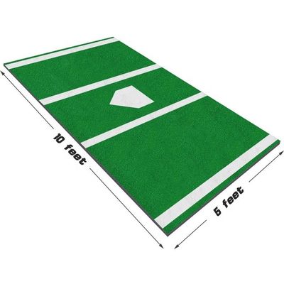 Beyzbol Batting Mat İçeride Dışarıda Eğitim için 15mm Yığın Yüksekliği 3/16 Inch Ölçüsü