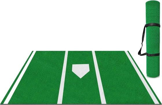 PE Monofilament PP kıvırcık lif Beyzbol Vuruş Yastığı Yapay Çim Yastığı