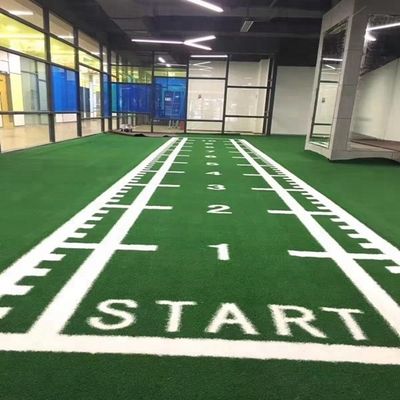 EN14904 Sertifikalı İç Yapı Fitness Sanal Çim Spor Yerleri yoğunluğu 52500