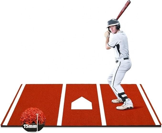 Beyzbol ve Softbol Uygulamaları için 15mm Yüklü Taş taşınabilir Vuruş Yastığı