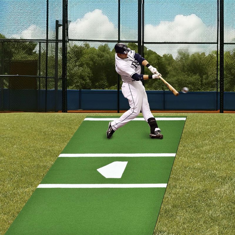 5ft*8ft Pro-Model Hitting Mat ve Yapay Çimle Daha İyi Vuruş Yapıldı